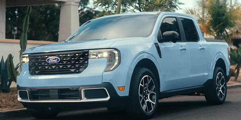 A 2026 Ford Maverick parked on a curb in Benton, AR 
