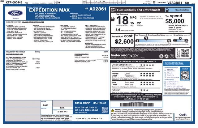 2027 Ford Expedition Max Platinum
