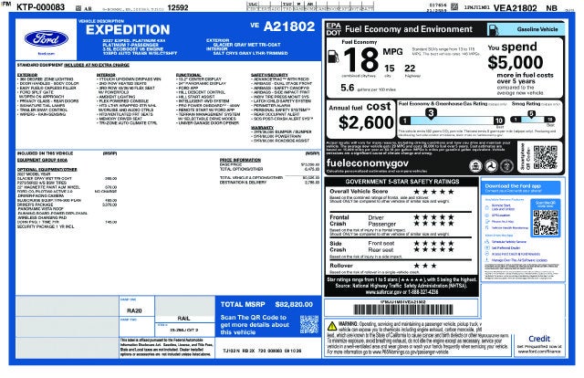 2027 Ford Expedition Platinum