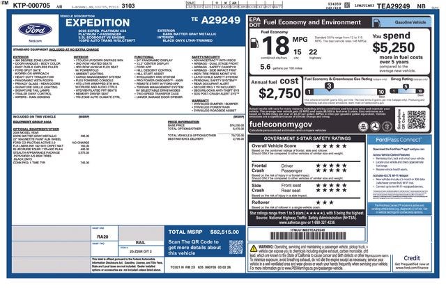 2026 Ford Expedition Platinum