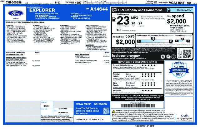 2027 Ford Explorer ST-Line