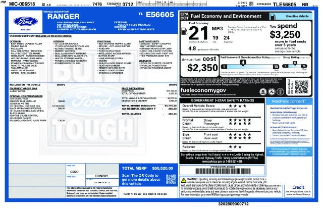 2026 Ford Ranger Lariat
