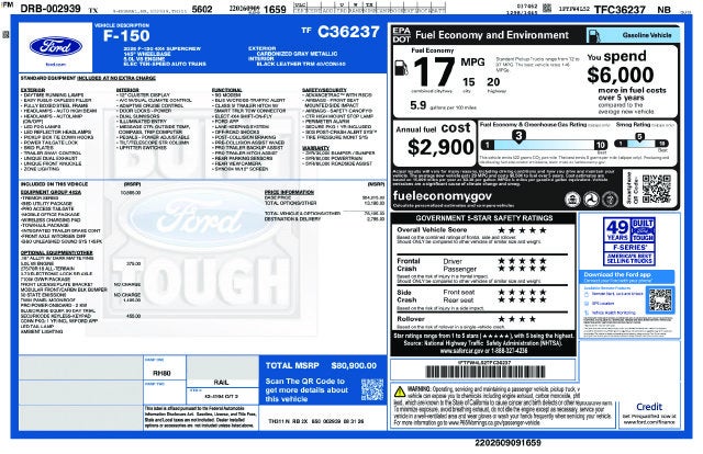 2026 Ford F-150 Tremor