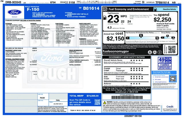 2026 Ford F-150 Lariat