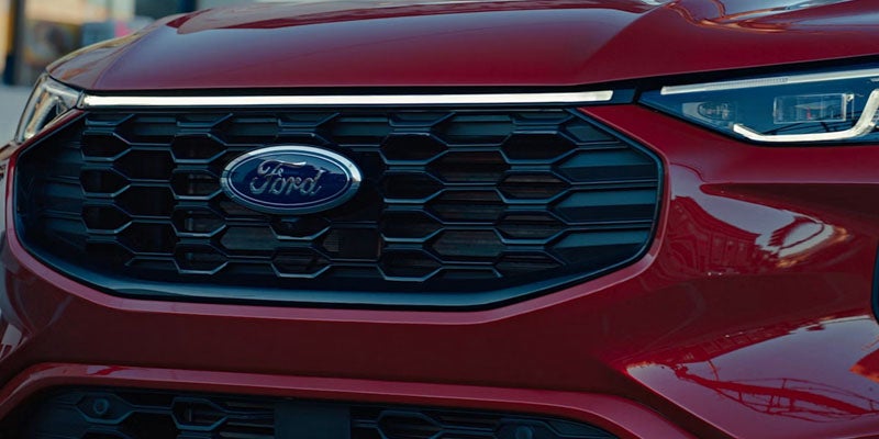 2026 Ford Escape front grille in Benton AR highlighting signature Ford design and LED headlights