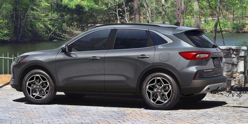2026 Ford Escape lineup in Benton AR showing Active, ST-Line, Platinum, and Plug-In Hybrid trim options