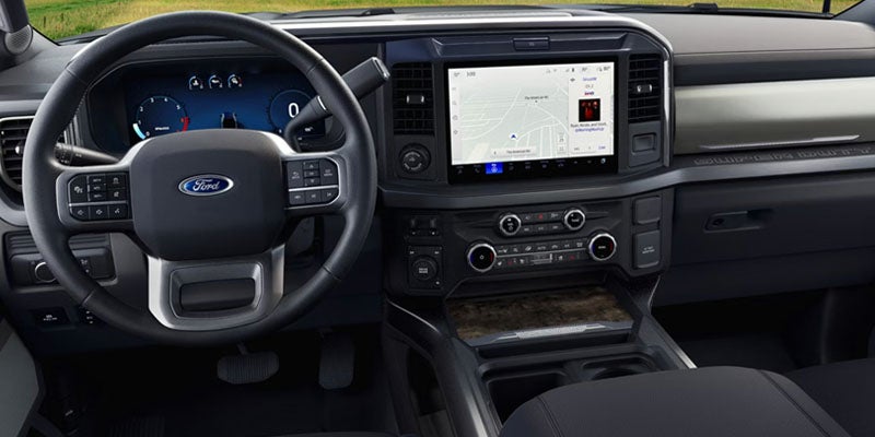 2026 Ford F-250 Super Duty technology with SYNC 4 touchscreen and trailering features in Benton, AR