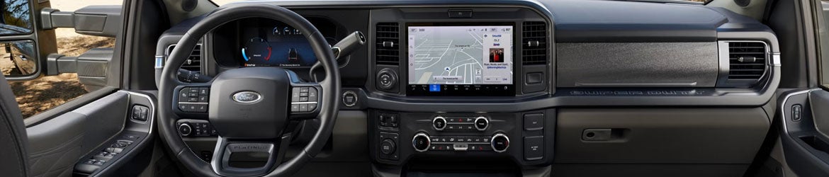 2026 Ford F-350 Super Duty SYNC 4 infotainment touchscreen with connected technology in Benton, AR
