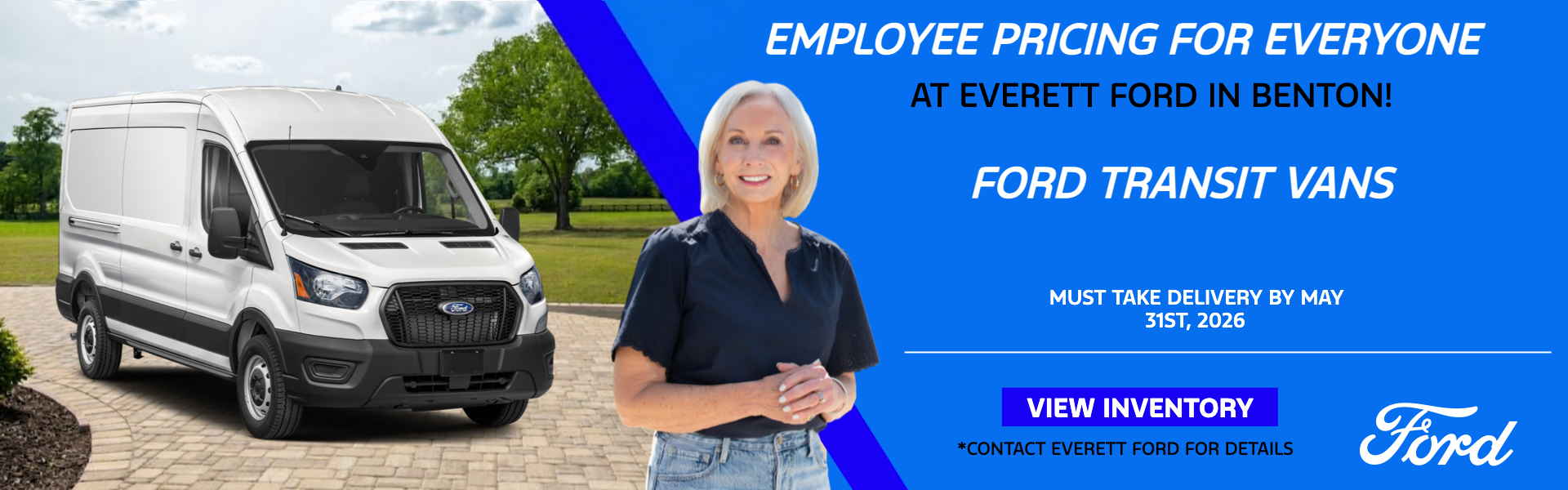 May Employee Pricing Event | Transit Vans